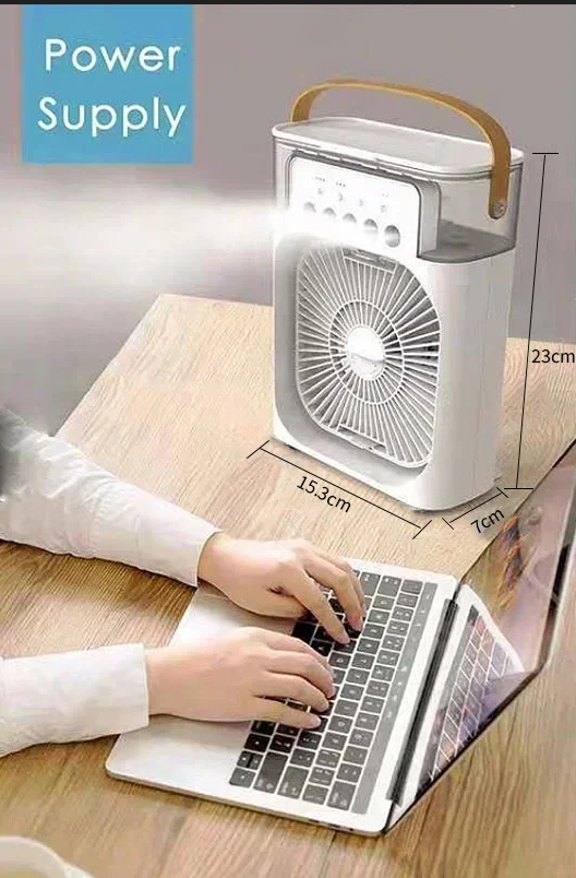 Ventilador Aire Acondicionado Portatil: Frescura Portátil 3 en 1